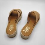 Xi Platform Black Leather Cross Strap Sandals - Image 15