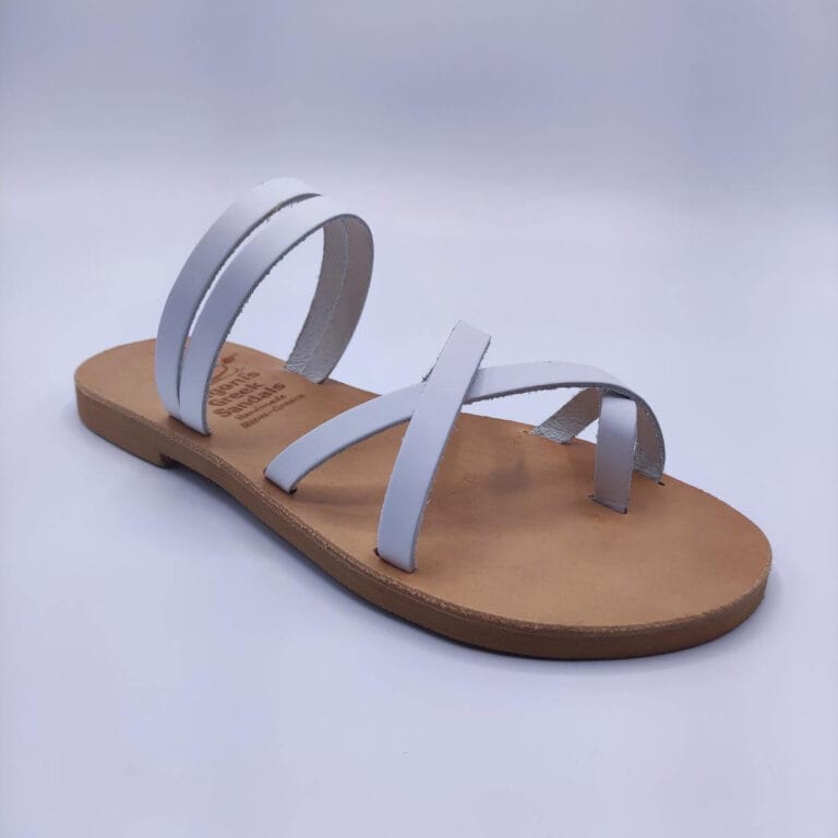 Γυναικεία Σανδάλια Toe Loop Λευκό