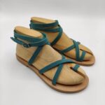 Dimitra Flat Strappy Leather Sandals - Image 23