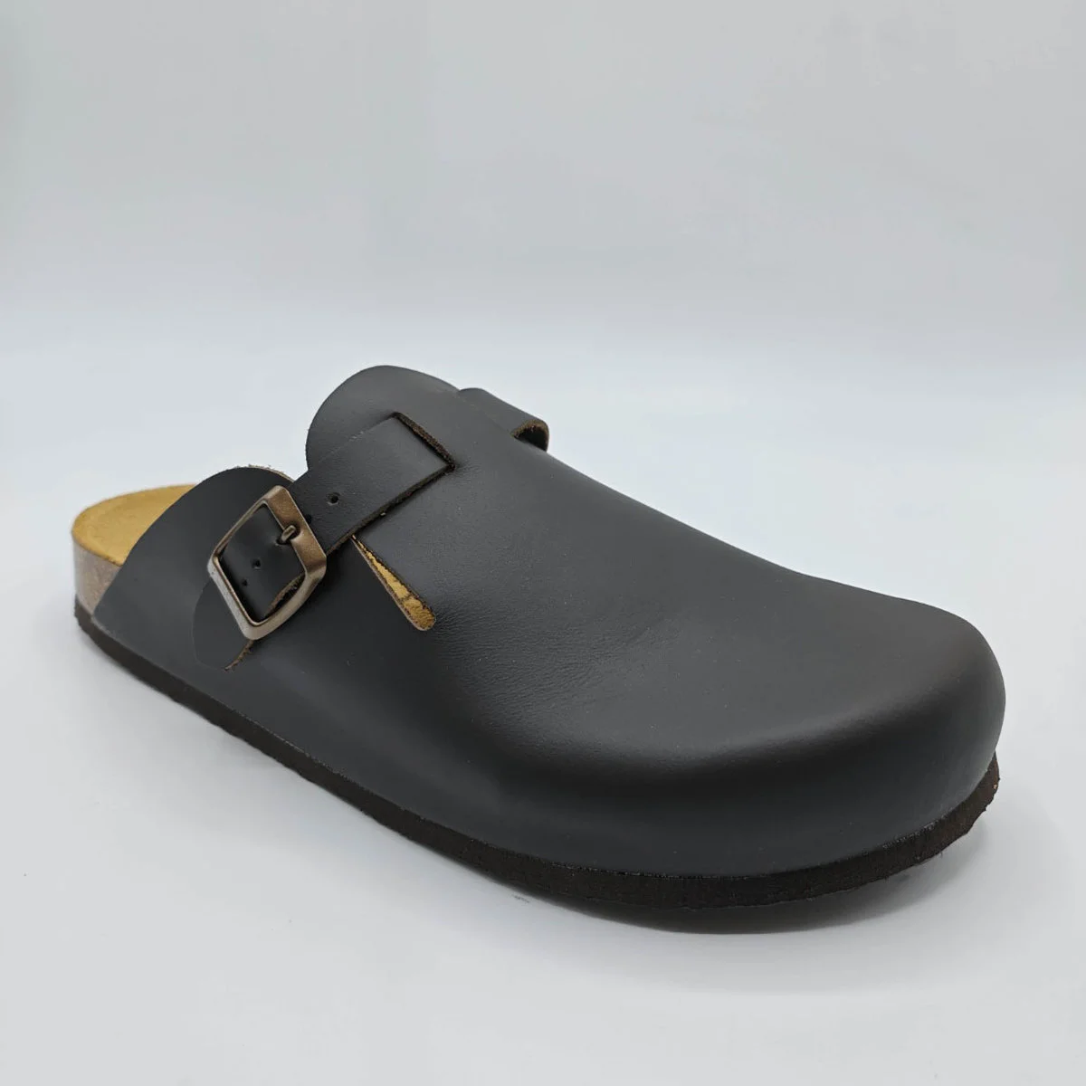 Plakton-Clog-171539-New-Dani-Marron-Brown1 Plakton Clog Brown Closed Toes 171539 - Image 1