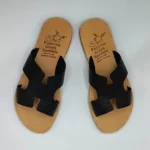 Hermes Sandals H Embossed Leather - Image 18