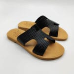 Hermes Sandals H Embossed Leather - Image 15