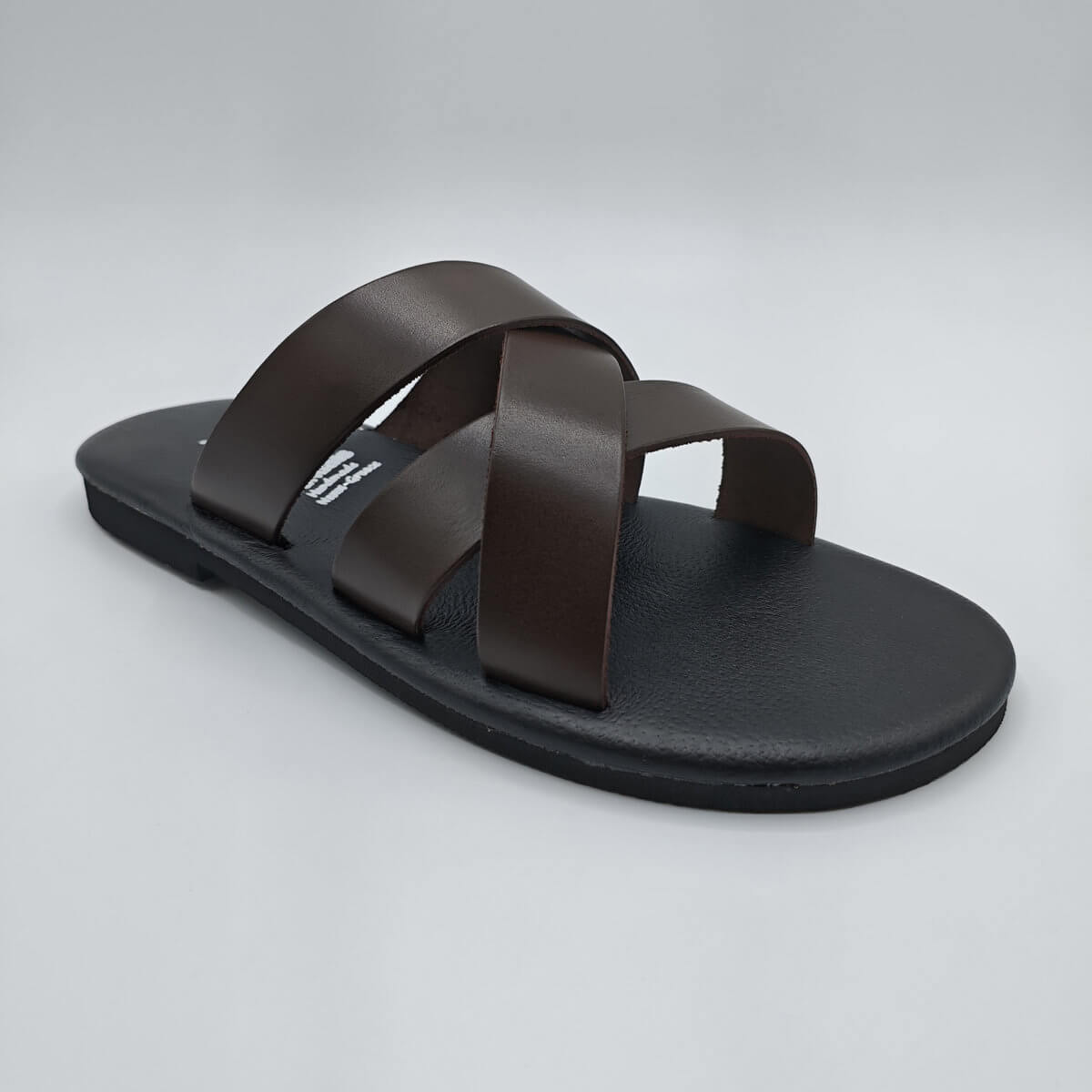 Avithos Soft Sole Mens Leather Slide5 Men's Leather Slides with Soft Footbed - Avithos - Image 1
