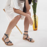 Dimitra Flat Strappy Leather Sandals - Image 46