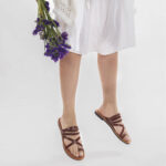 Elani Braided Leather Flat Sandals - Image 28
