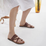 Elani Braided Leather Flat Sandals - Image 27