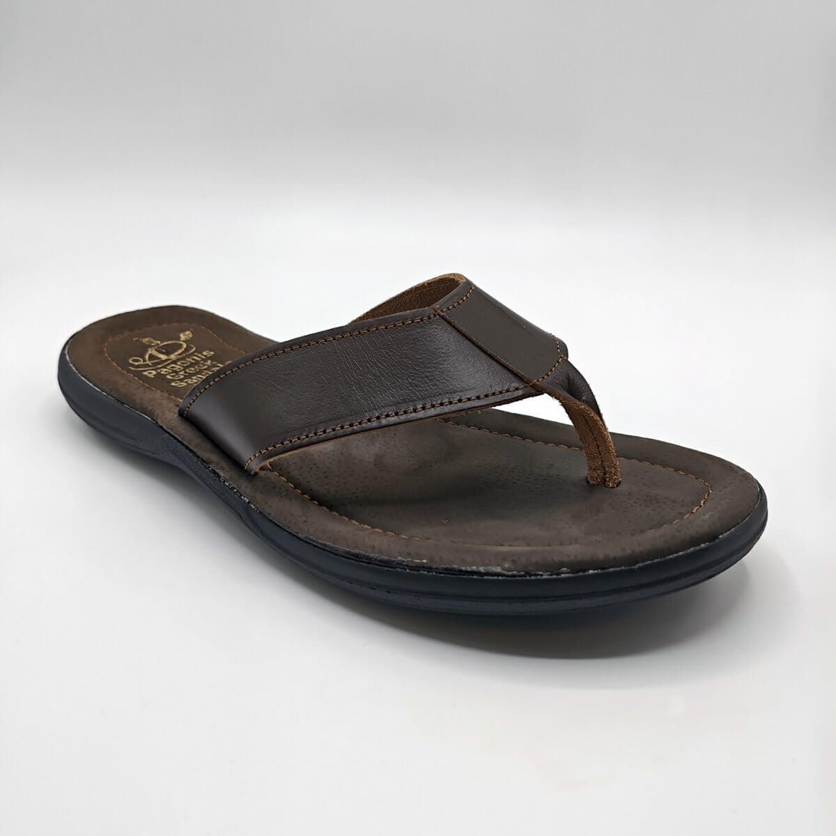 Men Soft Sole Lether Saionara Brown4 Men Soft Sole Leather Saionara Brown - Image 1