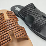 Mens Handmade Greek Leather Sandals – Braided Strap | Naxos Craft - Image 2