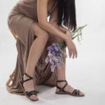 Si Mou Si Leather Crossover Sandal - Image 19