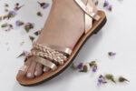 Si Mou Si Leather Crossover Sandal - Image 24