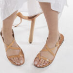 Ammos Leather Sandals with Back Strap - Image 13